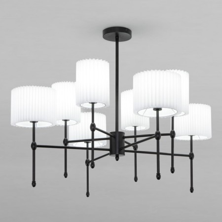 Ceiling Lamp EUROSTURNO 60162/8, E14, 8x40W, 840x840x640 mm, black color black
