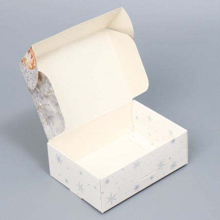 Folding box "Snow balls", 14 x 10 x 5 cm, new year-2