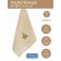 Kitchen waffle towel "Moscow", size 50x70 cm