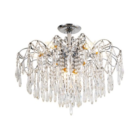 Economic light chandelier 59172/8CR WT, E14 8x40W, color chromium-1