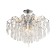 Economic light chandelier 59172/8CR WT, E14 8x40W, color chromium