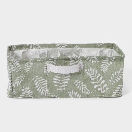 Organizer for linen LEAVES, 6 cells, 32 × 17 × 12 cm, green color-4