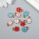 Decor for creativity plastic for metal "Chamomile" mix set 10 pcs 1.3x1.8 cm