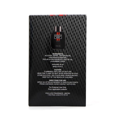 Men's toilet water Saturday Night, 105 ml-5