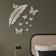 Wall mirror "tender", 9 elements, a rr from 30 x 7.5 cm to 2 x 2.3 cm
