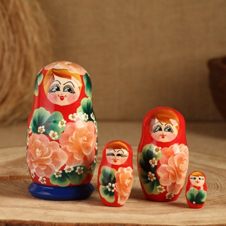 Matryoshka 5 puppet "Christie Souvenir", 10-11 cm, manual painting-10