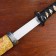 Suv. Product Katana 3V1 on a stand, scabbard fabric, dragons gold on beige 47/70/89cm