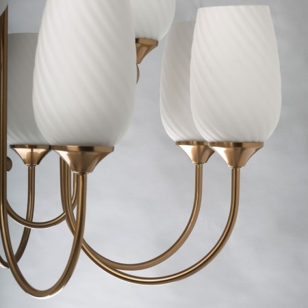 Palermo chandelier, size 80x108x80 cm, 480W 12xe27 IP 20-7