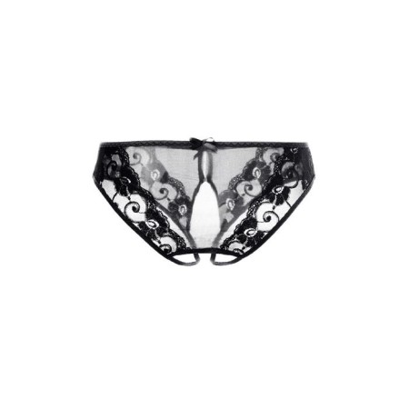 Erolata access panties, stretch net, black color, size 50-52-7