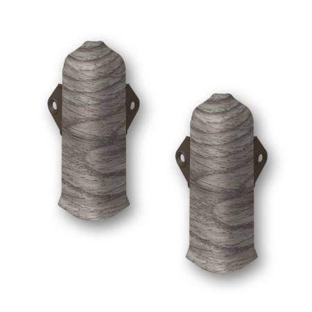 The angle external lexide is 80mm with fasteners of oak ash (2pcs/blister)