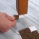 Laying furniture square tundra, size 25 x 25 mm, 18 pcs., Polymer, brown