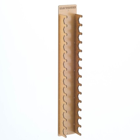 Stand for incense "hexagons", 57x10x6 cm, 14 seats-2