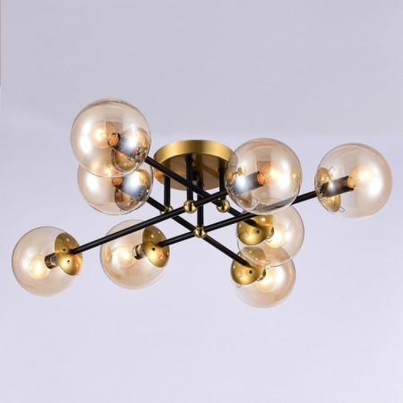 Ceiling chandelier Citilux "Pamela" CL144185, 8x40W, E14, colorful color-1