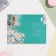 Postcard "Congratulations!" White peonies, 19x29 cm