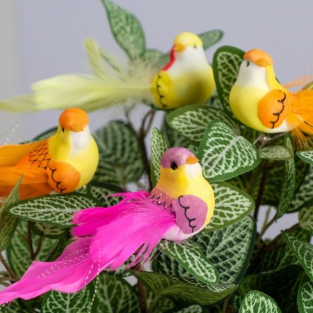 Decor at the clothespin "Bird", mix, 13 x 4 x 5 cm