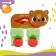 Set of socks - rattles "Bear", 2 pcs, crumb me