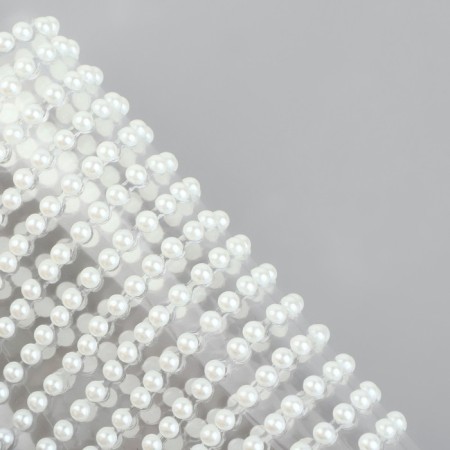 Pearls self -adhesive, d = 3 mm, 15 strips on the sheet, white color-1