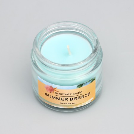 Aromatic candle "Summer Breeze", 5*5cm, 140 gr-3