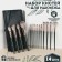 A set of makeup brushes "Lillian", 14 items, a case on the ties, the color is green/gray