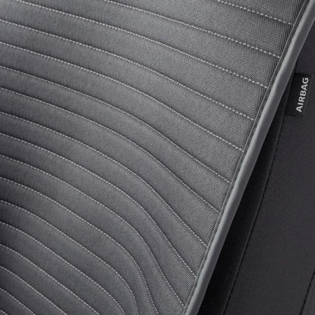 Front seats Car Performance, 2 pcs, alcantara, black-gray-5