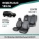 Autoshekhli for Lexus LX470, 1998-2007, 5 places, eco-leather black