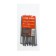 Nylon screed 2.5x100 mm tundra, black color, 25 pcs