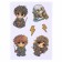 Diamond mosaic-sticker with partial filling for children "Young Wizards", a set for creativity