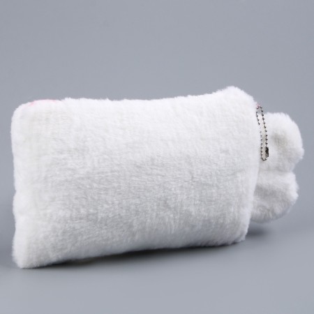 Penal School Soft "Bunny", 21 × 13 cm, plush, white color-5