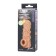 Kokos nozzle is realistic with additional stimulation, TPE, bodily, 12 cm