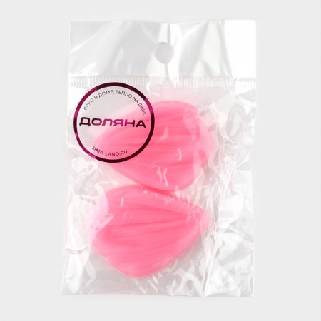 Mold Dolyana "Flower petal", 2 pcs, silicone, 4.5 × 3 cm, color mix-6