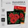 Cross -stitch on the black canvas "Maki", a set for creativity, 25 x 25 cm