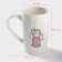 Porcelain share mug "Angel", 380 ml, white color