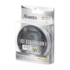Леска Namazu Ice Generation, диаметр 0.08 мм, тест 0.44 кг, 30 м, прозрачная