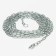 A chain for leaning dogs, 5 m, caliber 3 x 21 mm, white