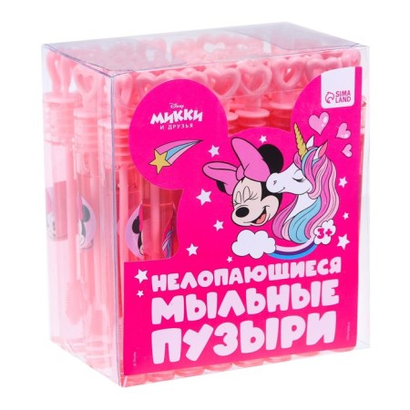 Soap bubbles of non -spanning "unicorn", Minnie Mouse
