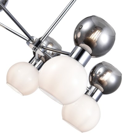 Wall lamp EVOLUCE. Sle1138-101-02. Thonet. 2x60 watts, E27, 15x29 cm, chromium color-2