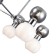 Wall lamp EVOLUCE. Sle1138-101-02. Thonet. 2x60 watts, E27, 15x29 cm, chromium color