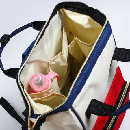 Women's backpack with thermal carman, thermal mosque - portfolio, red color-3