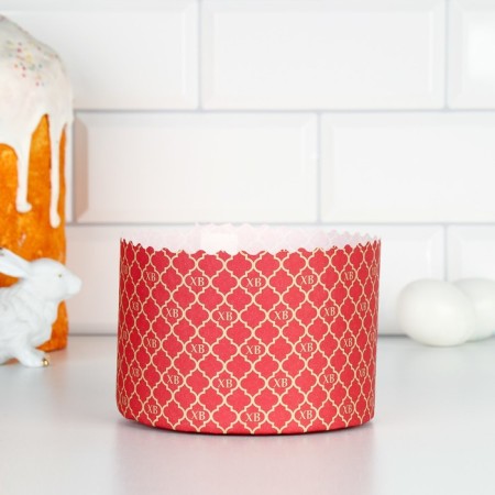 Paper form for cake "HB red" 134 x 90 mm-1