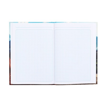 College-wiper in a solid cover 7BC, A5, 64 sheets, Bear with glasses, Block in a cage, glossy lamination-3