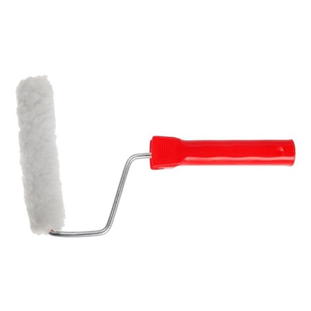Mini-leaf scrap, natural fur, 150 mm, handle d = 6 mm, d = 16 mm, pile 16 mm-1