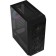 Aerocool Hive-G-BK-V2 case, without PSU, ATX, MIDI-Tower, Black