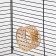Wheel for rodents is plastic, without a stand, 9 cm, beige