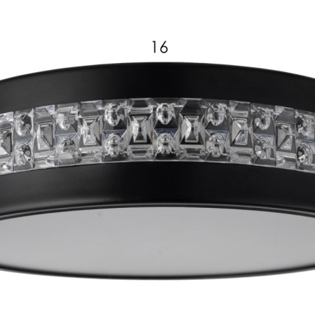 Lamp "Mercury" LED 12W 3000-6000K black 16x16x8cm Bayerlux-5