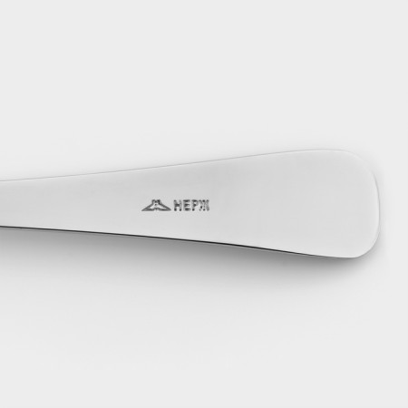 Tablespoon "Rosinka", h = 19.5 cm, thickness 1.8 mm, silver color-3