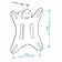 The bracket for LCD TV Holder LCDS-5001 10 "-26", 25 kg, the distance from the wall is 22mm.