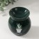 Aroma lamp ceramics "Plant in a pot" Green 7.2x7.2x7.8 cm