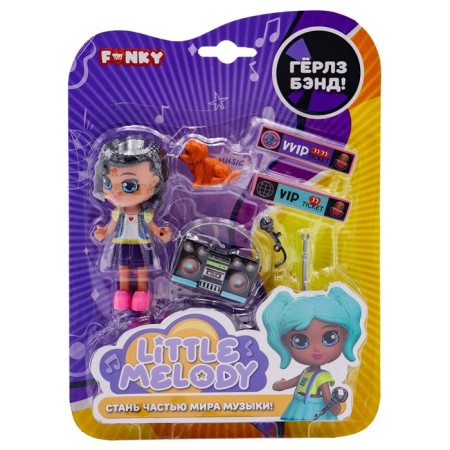 Set of game Funky Toys "Taylor Puppeter", with musical accessories-1