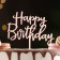 Topper "Happy Birthday", pink gold, give beautifully