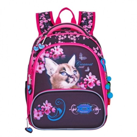 Frame backpack 36 x 28 x 11 cm, Across 198, filling: bag, purple ACR22-198-5-1